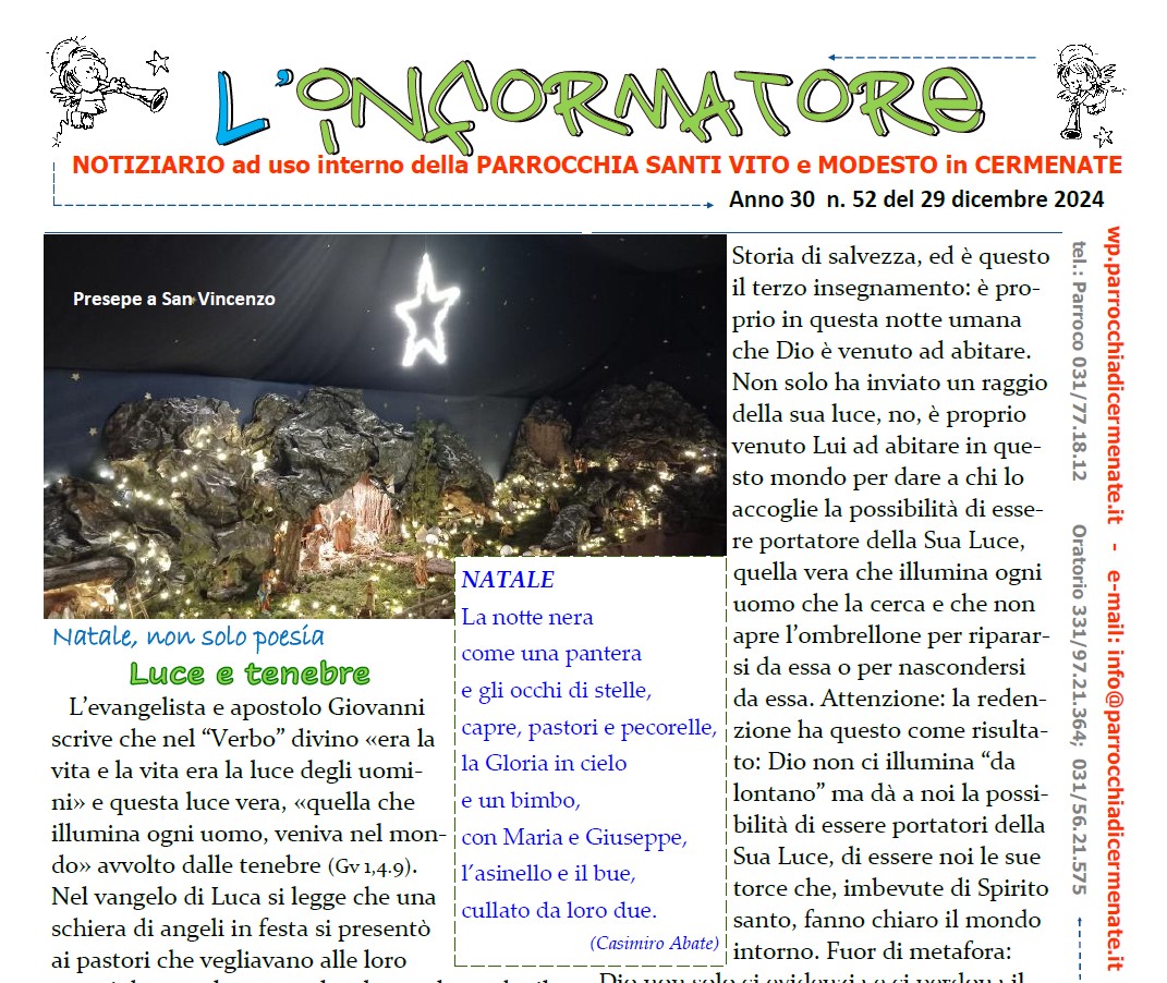 L’Informatore del 29 dicembre 2024