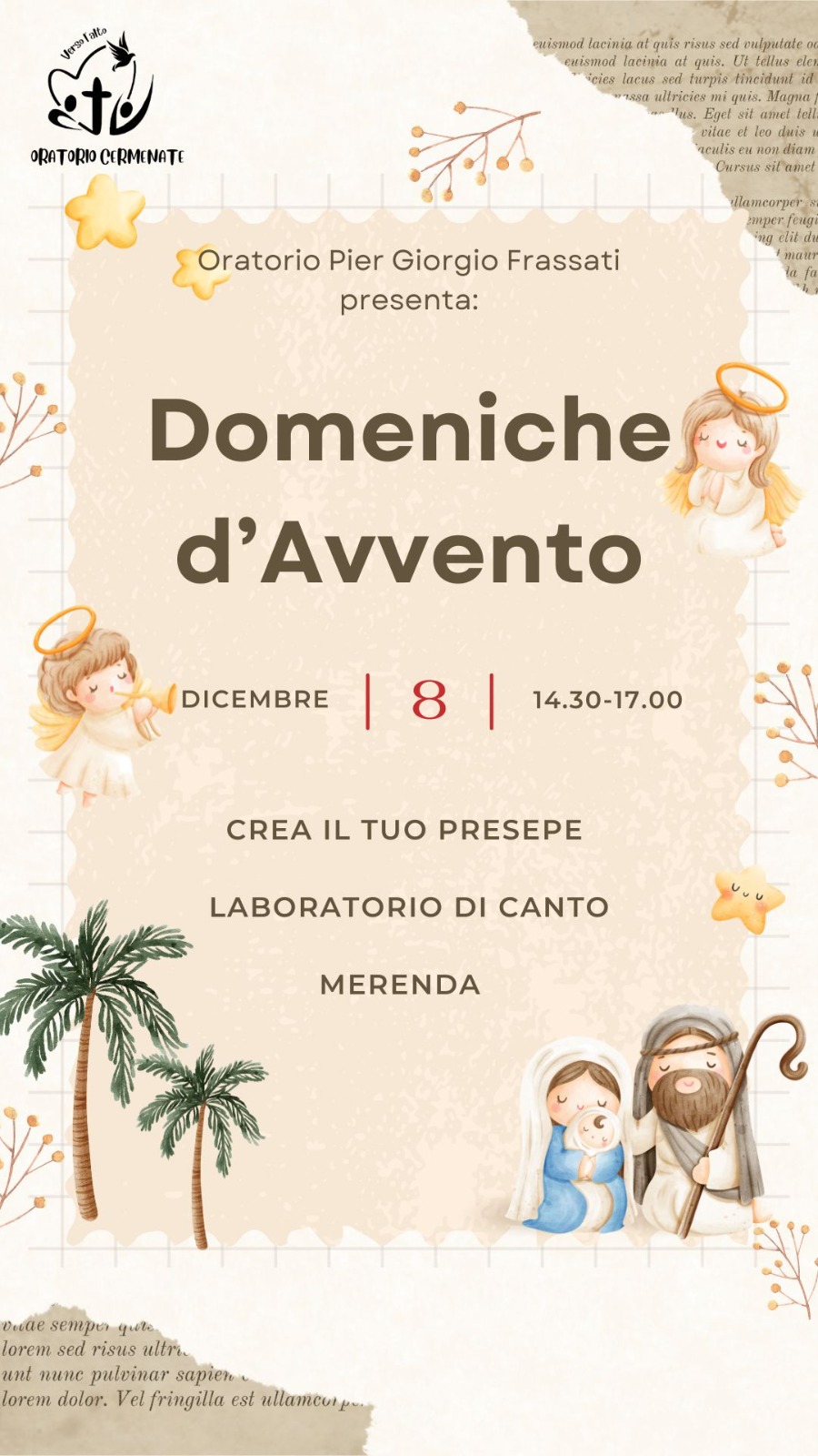 Domeniche d’Avvento in Oratorio