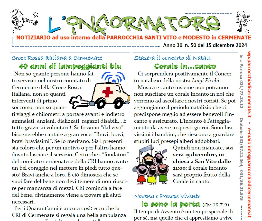L’Informatore del 15 dicembre 2024