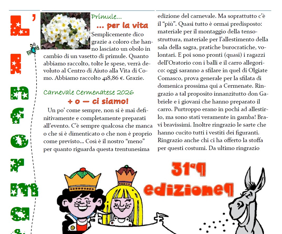 L’Informatore del 8 febbraio 2026