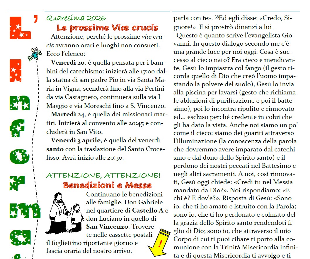 L’Informatore del 15 marzo 2026